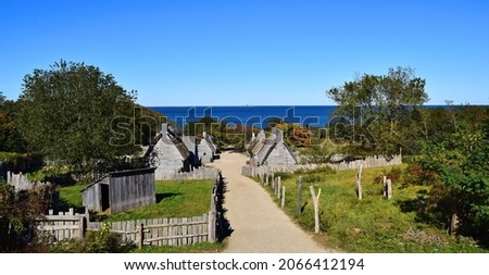 Pilgrim Settlement Plymouth Plantation Massachusetts