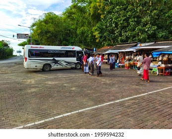 Pilgrims Who Come To The Sunan Bonang Petilasan In Lasem, Central Java. April 7, 2021