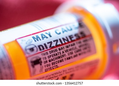 Pill Bottle Warning Labels