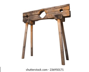 Pillory On White