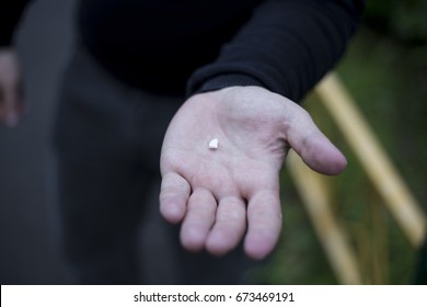 Pills in the hands