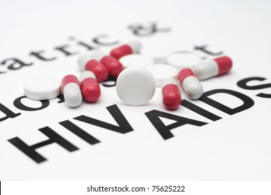 Pills On Hiv - Aids Background