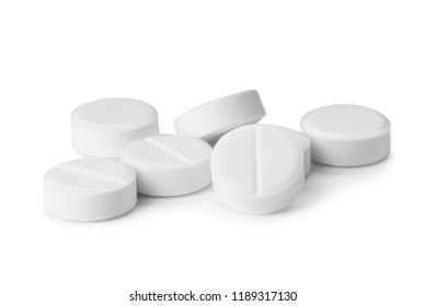 white pills background