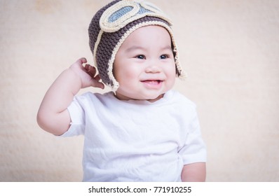 Pilot Aviator Baby Boy Pilot Hat Stock Photo 771910255 | Shutterstock