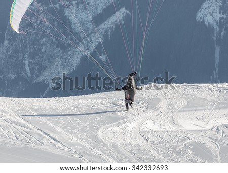 Similar – Image, Stock Photo ski-cross Style Joy