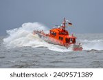 pilot boat in rough seas