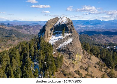 Pilot Rock In Southern Oregon