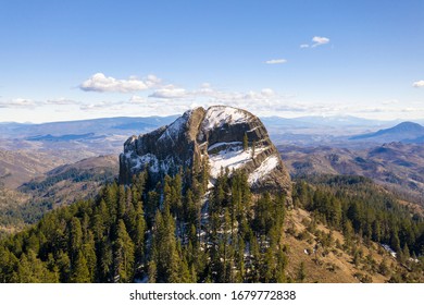 Pilot Rock In Southern Oregon