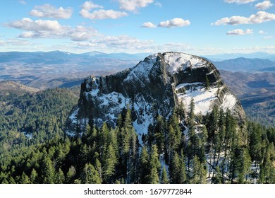 Pilot Rock In Southern Oregon