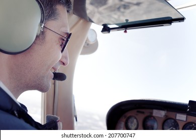 Pilot In Small Plane