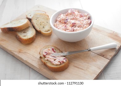 Pimento Cheese Spread On Bread