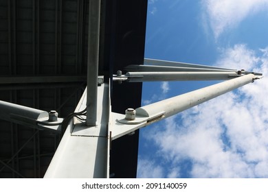 Pin Connection Hinges Joint Steel Structure Stock Photo 2091140059 ...