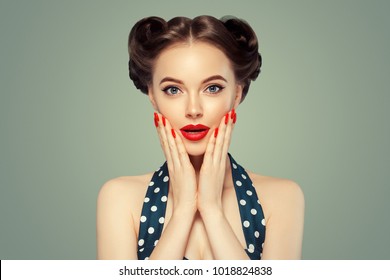 Pinup Hair Style Images Stock Photos Vectors Shutterstock