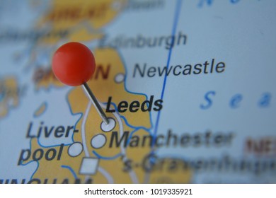Pin Leeds On Map England 260nw 1019335921 