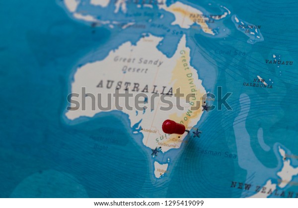 Pin On Sydney Australia World Map Stock Photo Edit Now 1295419099
