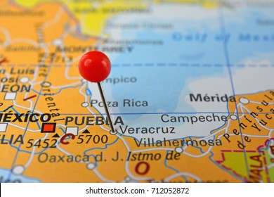 Pin In Veracruz On Map, Mexico