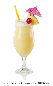 Pina Colada Cocktail.
This Puerto Rican Beverage Is Made Basically With Pineapple, Coconut Cream And Rum. 
