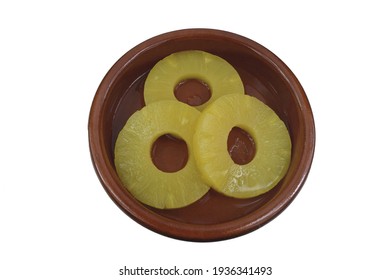 Pinapple Slices In The Bowl