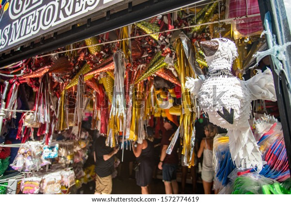 Pinata Store Selling Pinatas Colonial City Stock Photo 1572774619 ...