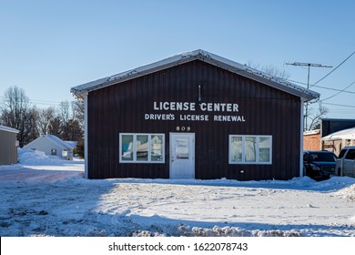 Pine City, Minnesota, Pine County, USA, January 20 2020, License Center, Driver's License Renewal, DMV