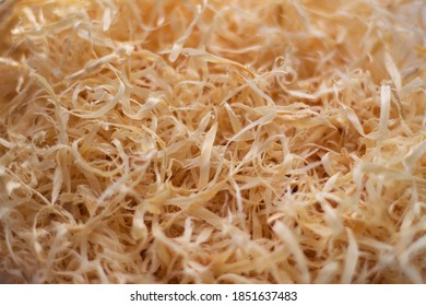 Pine Shavings - Light And Fragrant Packing Materials, Close Up