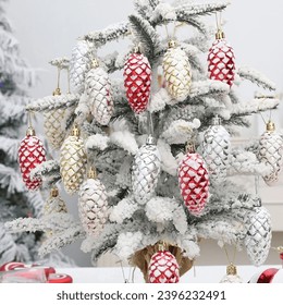 Pine Tree Decorations to Celebrate Christmas - Shutterstock ID 2396232491