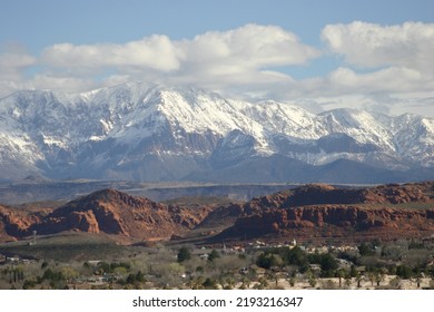 Pine Valley Mountain Range In St George, Utah