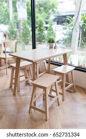 Pine wood table