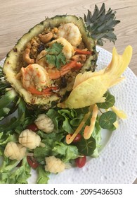 Pineapple Fried Rice With Salad