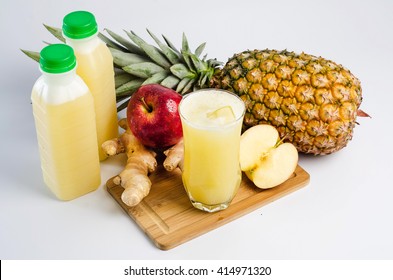 Pineapple, Ginger And Apple Juice