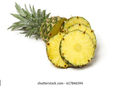 Pineapple isolated in a white background. 