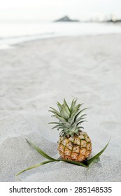 pineapple on the beach