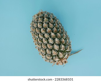 Pineapple on a blue background