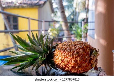 pineapple on table