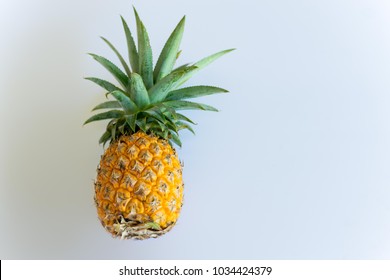Pineapple on white background