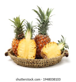 Pineapple on a white background - Powered by Shutterstock