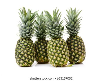 Pineapple on white background
