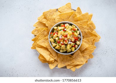 Pineapple Salsa With Nachos, Summer Party Food