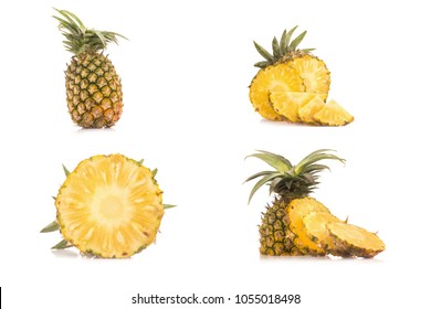 Pineapple Vector Detailed Illustration Whole Half Vector C S N Mi N Ph B N Quy N