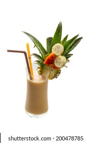 Pineapple Shake With Banana And Papaya