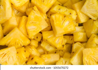 Pineapple slices background