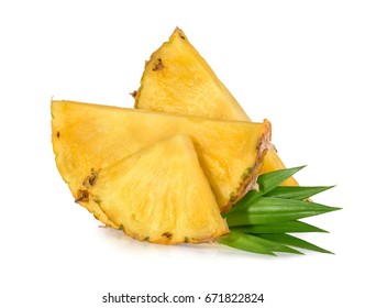 Pineapple Slices Isolated