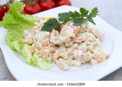 Pineapple Surimi Salad