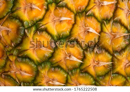 Pineapple texture texture close up