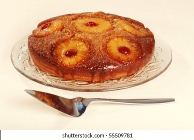 pineapple upside down cake with cherries