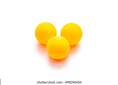 Ping Pong Ball On A White Background