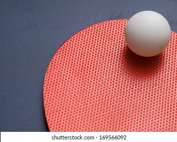 Ping Pong Paddle And Ball