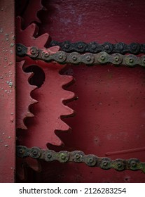 Pinion Gear Of The Vintage Mechanism