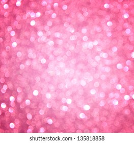 pink abstract glitter bokeh lights. defocused