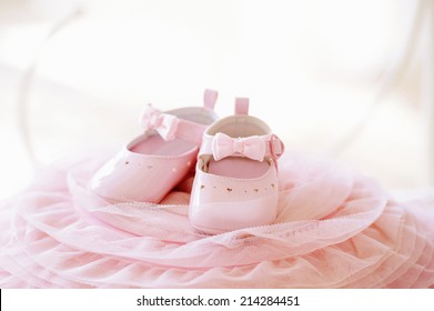 baby pink shoes